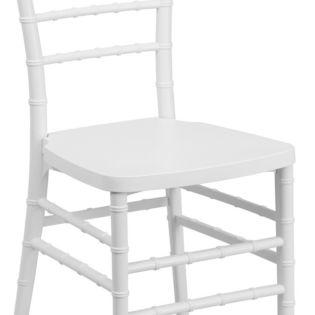 Emma And Oliver 2 Pack Premium Resin Stacking Chiavari Chair