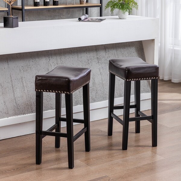 Set of 2 Backless Counter Height 29