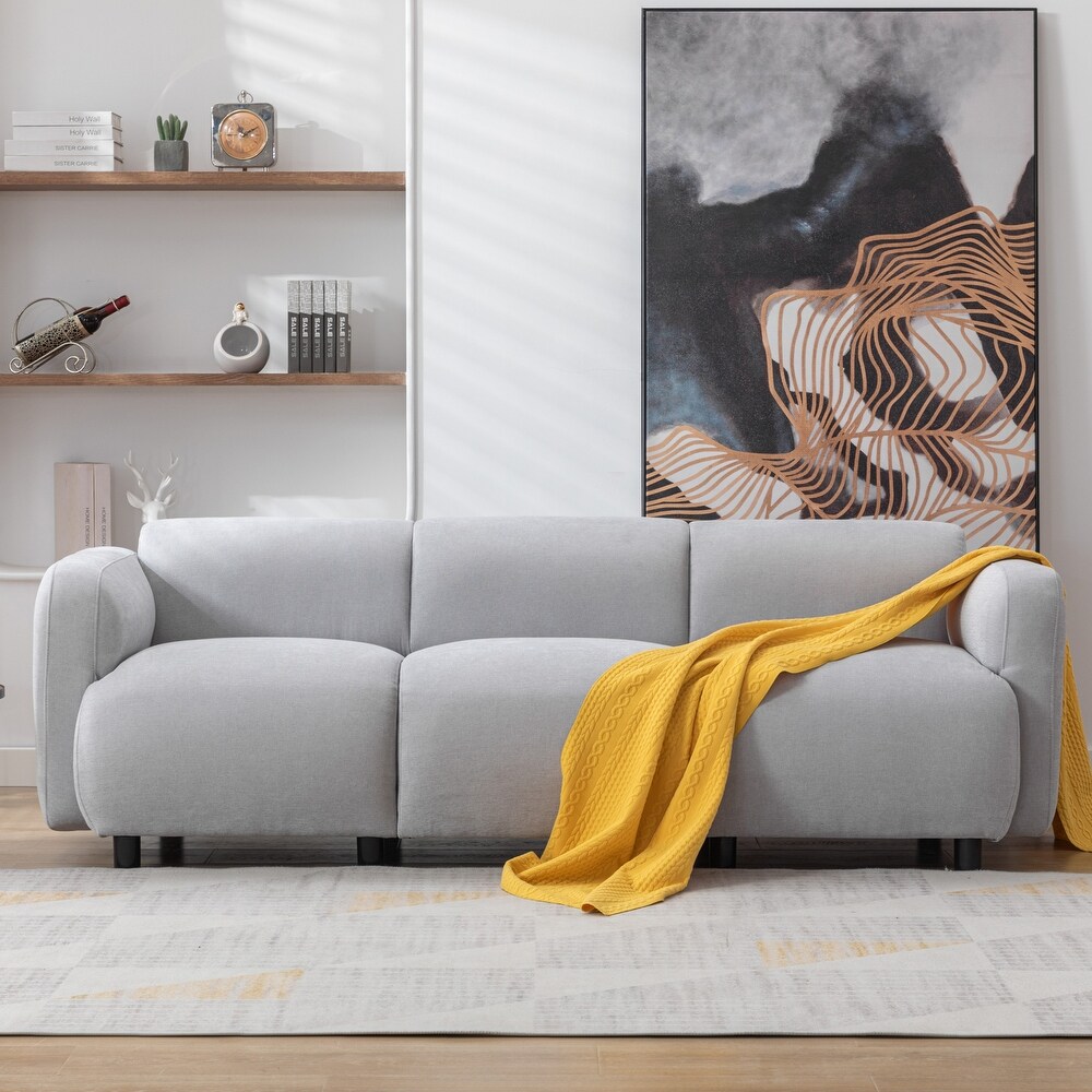 Modern 3 seat Cloud Sofa  Livingroom Deep Sofa Sectional Couch