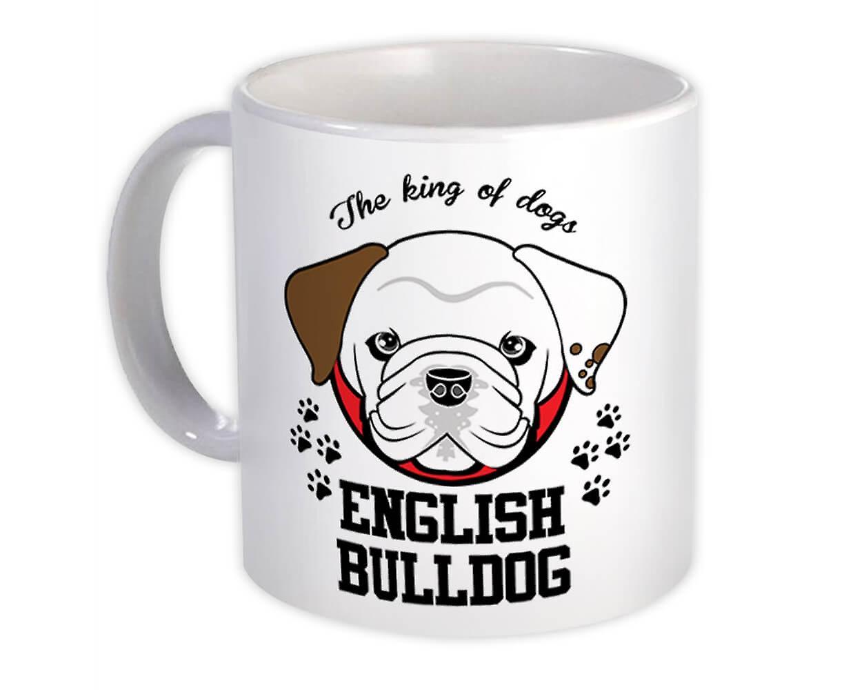 Gift Mug: English Bulldog Cartoon Dog