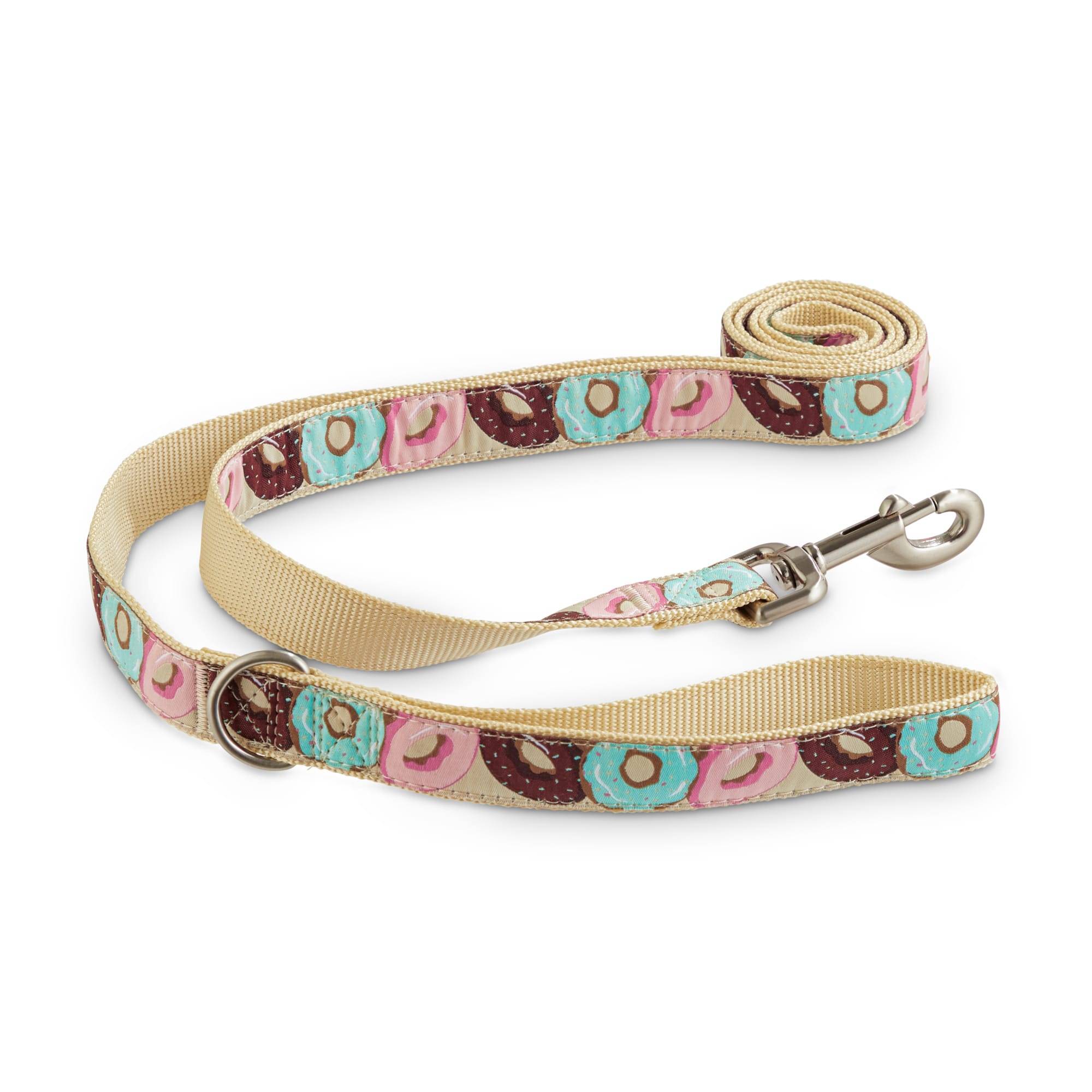 Good2Go Donut Print Dog Leash， 6 ft.