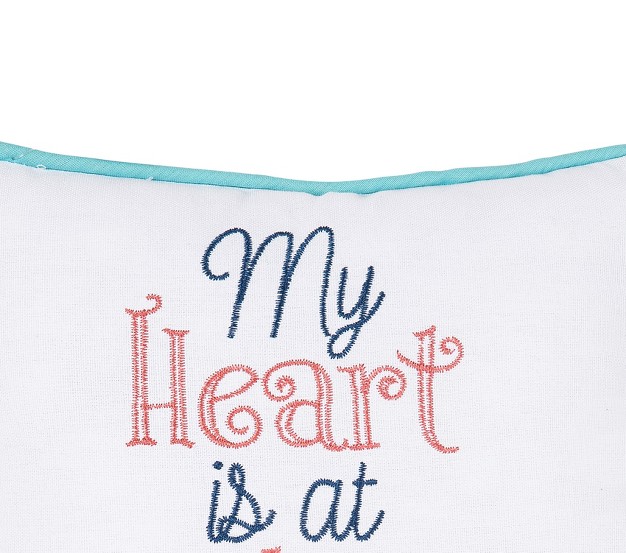 C amp f Home Heart At The Beach Pillow