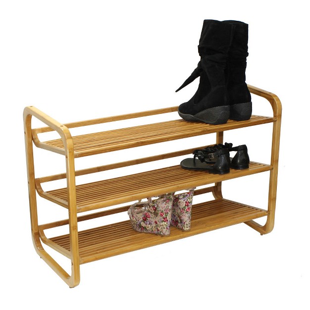 Oceanstar 3 Tier Shoe Rack