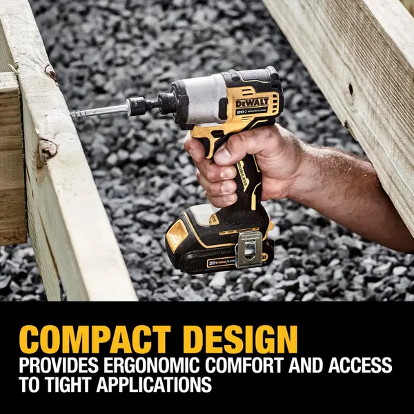 DEWALT 20V MAX* 1/4 Brushless Cordless Impact Driver Kit