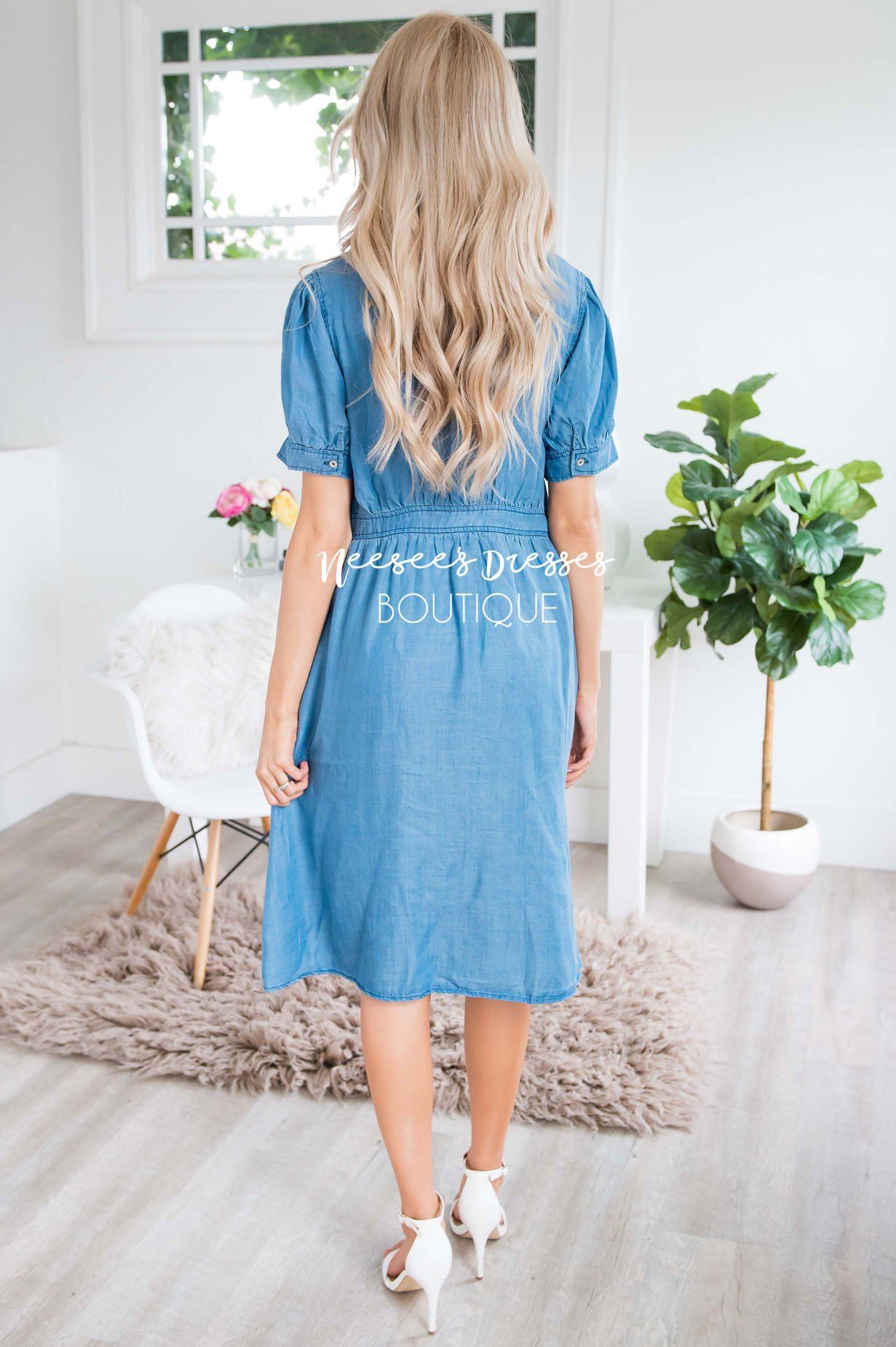 The Savannah Denim Dress