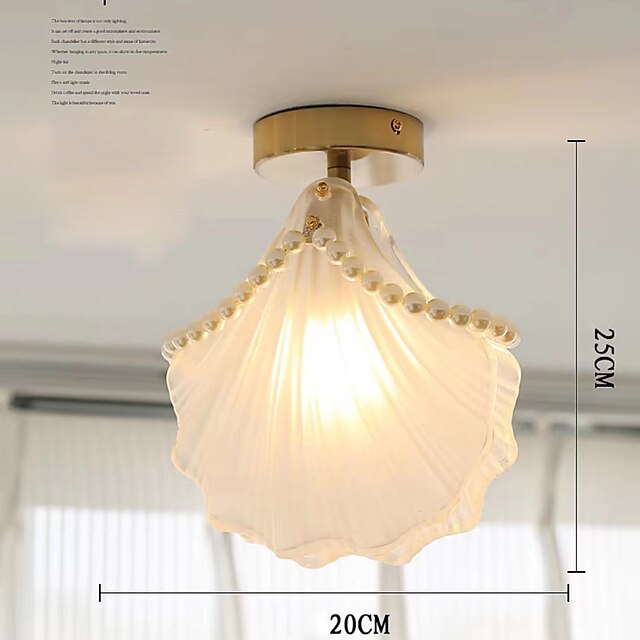 LED Ceiling Lights Glass Metal 20 cm Ceiling Lights E12/E14 Modern Style Classic Novelty Warm White 110-240V