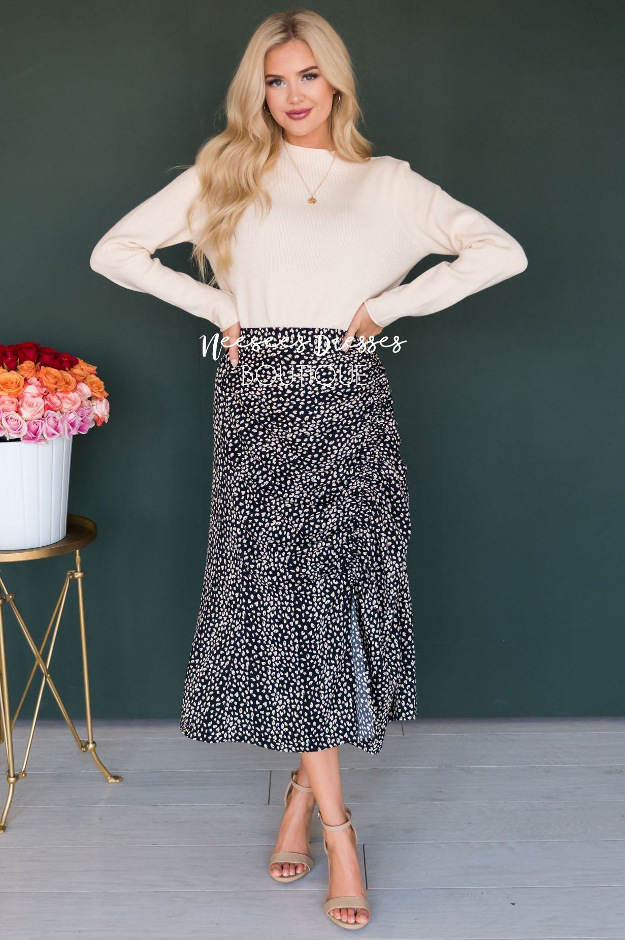 Love & Laughter Ruched Skirt