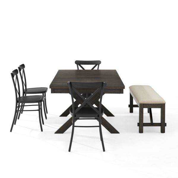 Hayden 6Pc Dining Set W/Camille Chairs