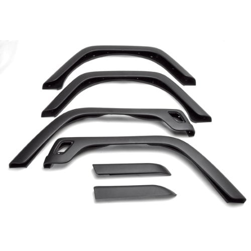 Rugged Ridge 11603.11 FENDER FLARE KIT STOCK 6-PIECES WITHOUT HARDWARE TJ