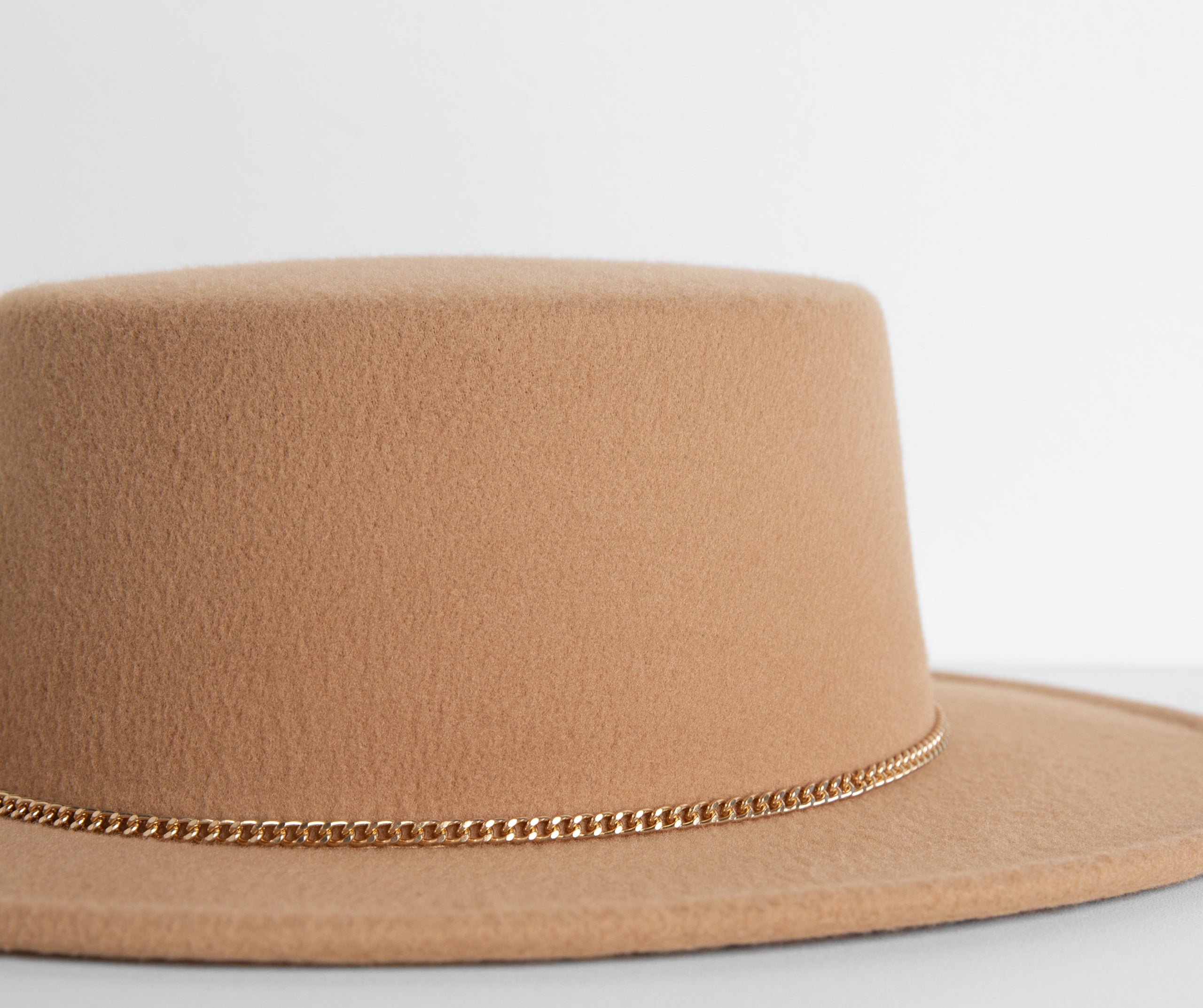 Wide Brim Boater Hat