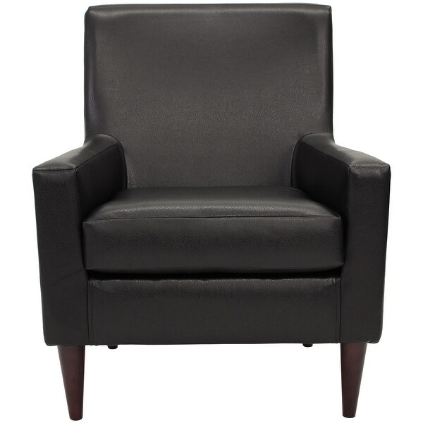 Emma Arm Chair - Cowhide Black