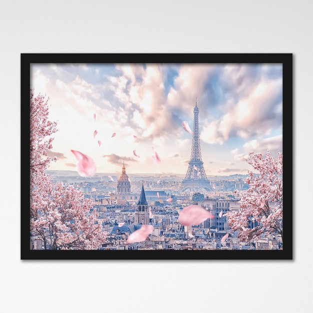 Americanflat Modern Wall Art Room Decor French Sakura By Manjik Pictures