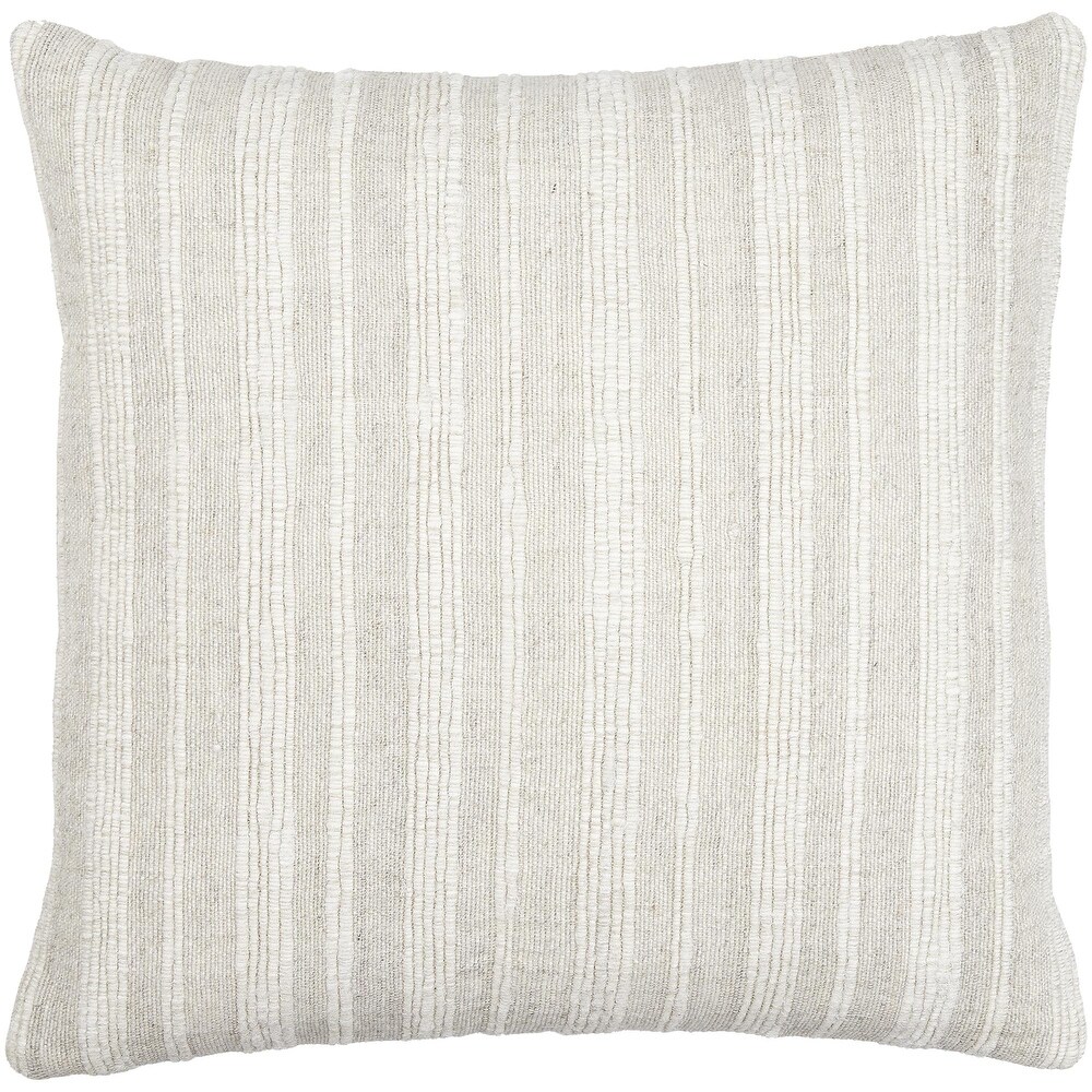 Achille Farmhouse Stripe Throw Pillow