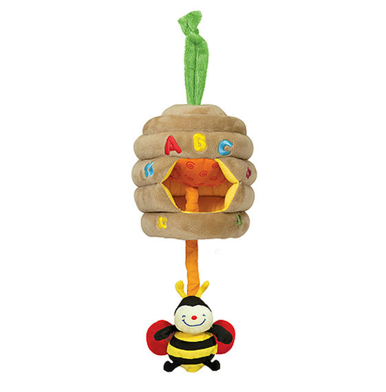 Melissa & Doug: Musical Pull Beehive Baby Toy