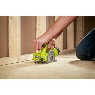 RYOBI ONE+ 18V Cordless 3-38 in. Multi-Material Plunge Saw (Tool Only) P555