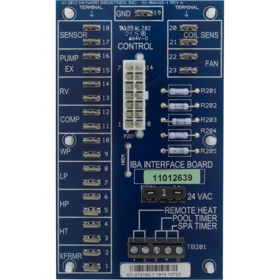 Hayward HPX11024130 Board Control  Interface