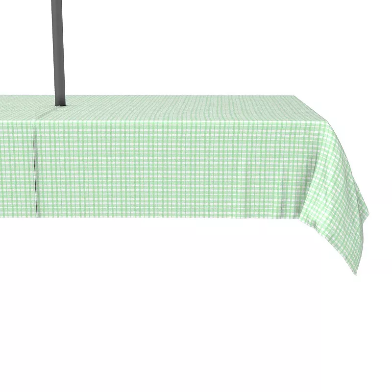 Water Repellent， Outdoor， 100% Polyester， 60x84， Vintage Green Check