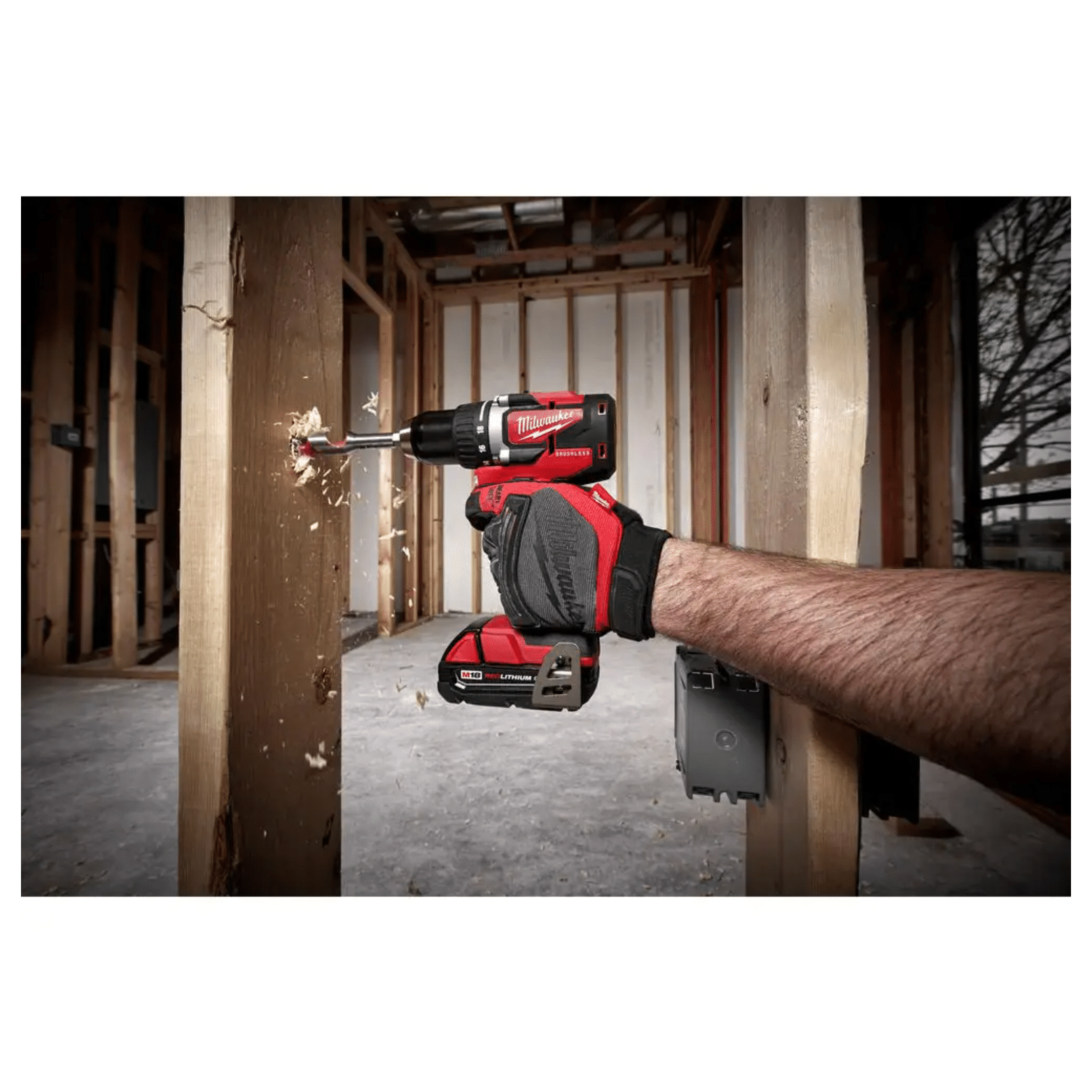 Milwaukee M18 18V Lithium-Ion Brushless Cordless Compact Drill/Impact Combo Kit (2-Tool) W/ (2) 2.0Ah Batteries， Charger and Bag (2892-22CT)