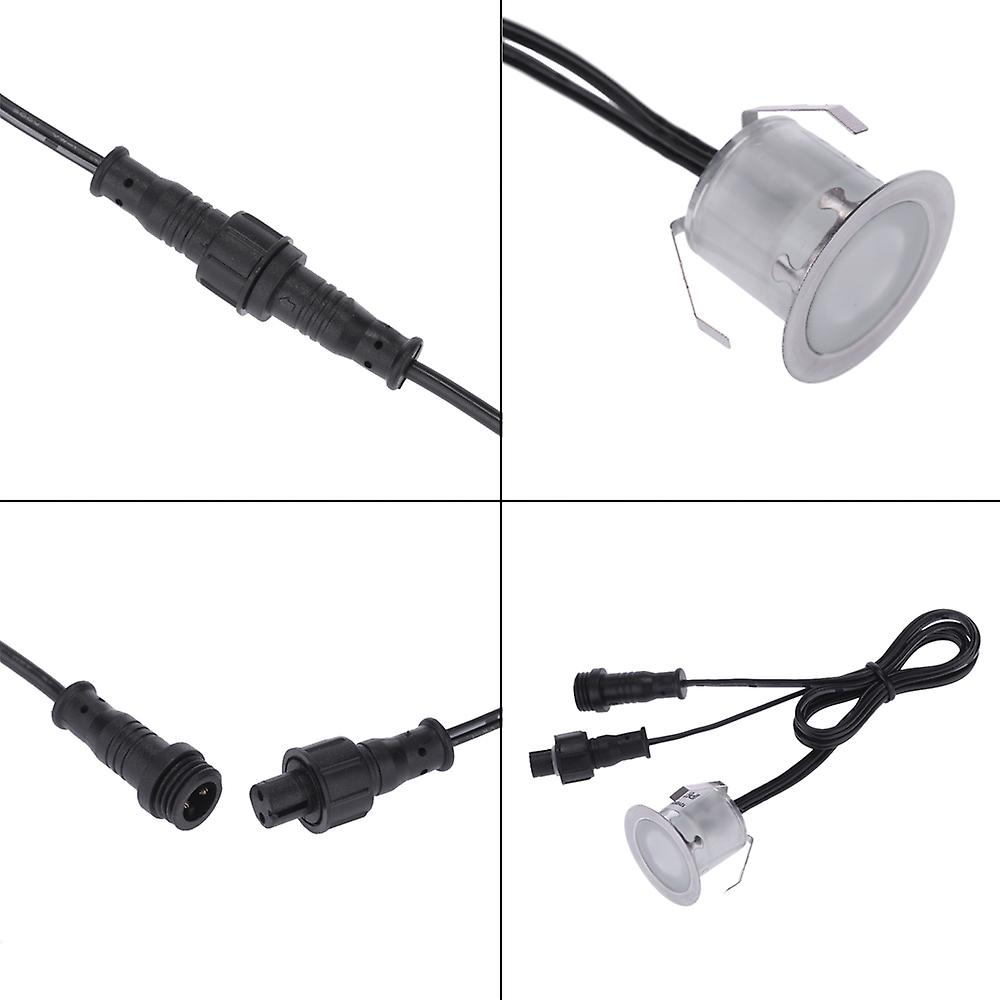 10 Pcs Led Deck Lights， Power Adapter， Installation Kit