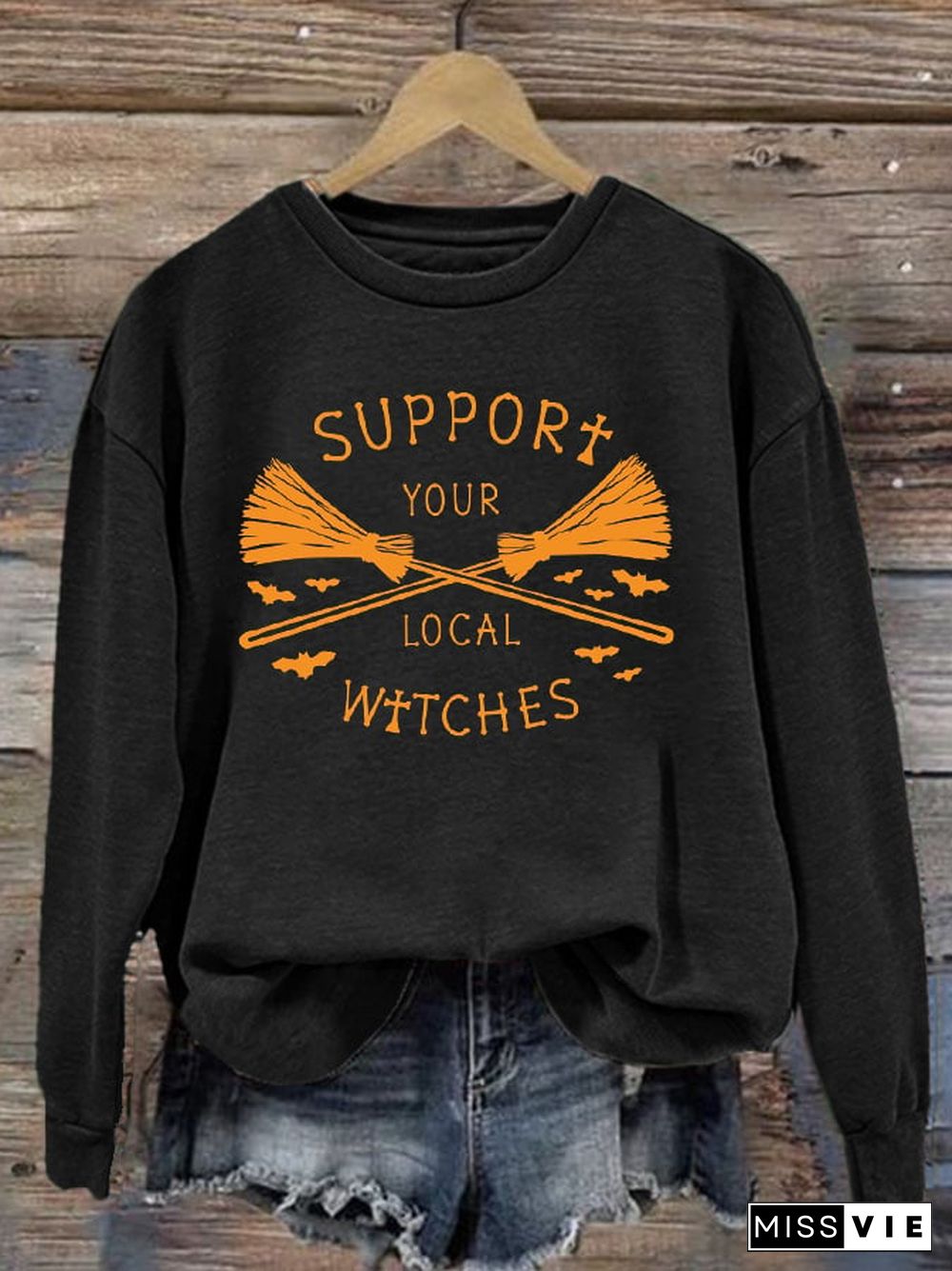 Women's Support Your Local Witches Sweatshirt