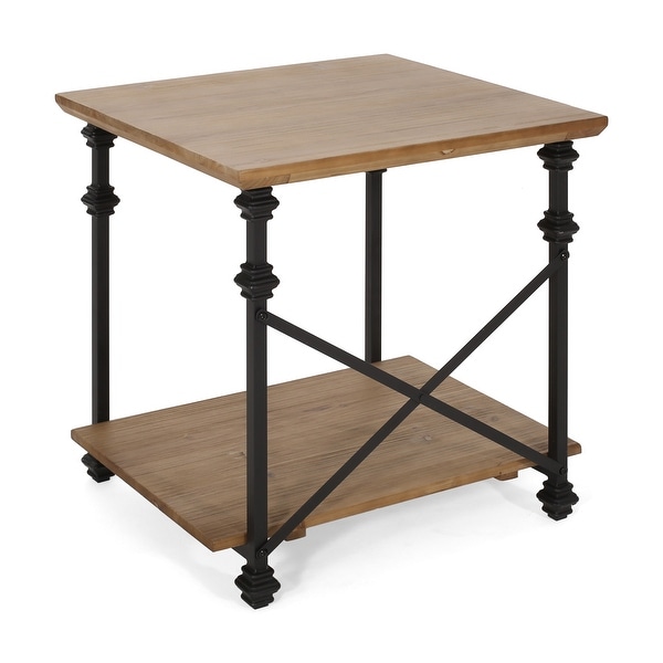 Morell Modern Industrial End Table by Christopher Knight Home - 23.60