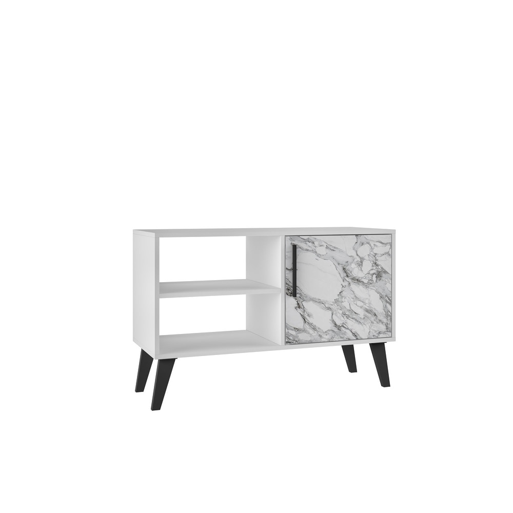 Manhattan Comfort Kagarbol Mid Century Modern 35.43 In. Media Cabinet Console