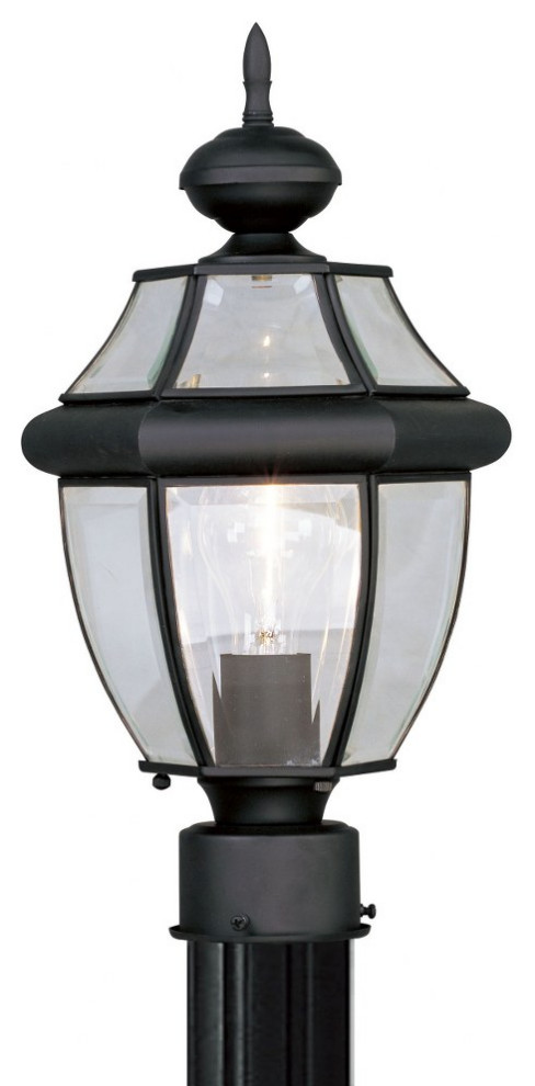 Livex Lighting 2153 04 Monterey   One Light Outdoor Post Head   Traditional   Post Lights   by House Lighting Design  Houzz