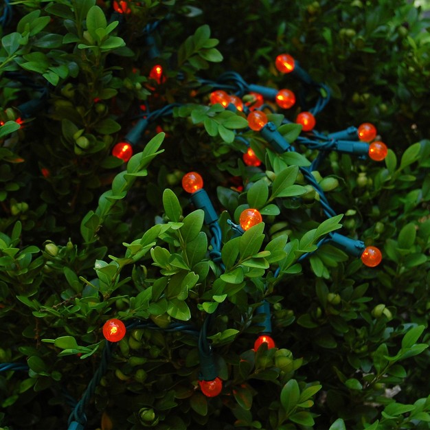 70 Lights Electric Globe String Lights Led Orange