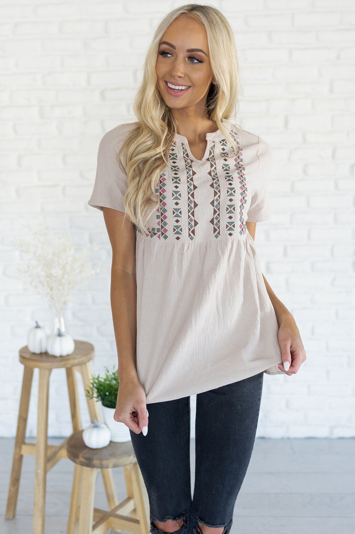 Perfect Getaway Modest Blouse