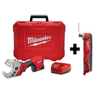 MW M12 12-Volt Lithium-Ion Cordless PVC Shear Kit with M12 Multi-Tool 2470-21-2426-20