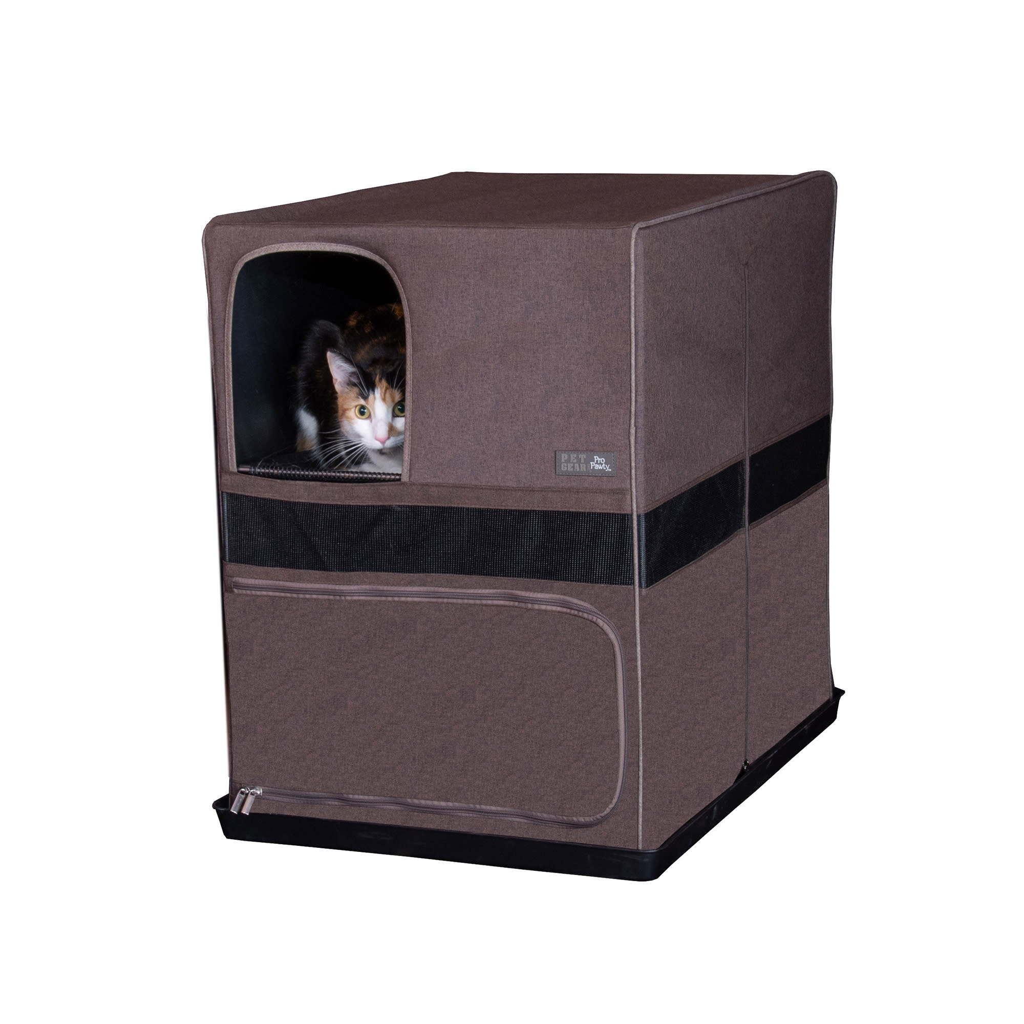 Pet Gear Brown Pro Pawty For Cats Space Saver