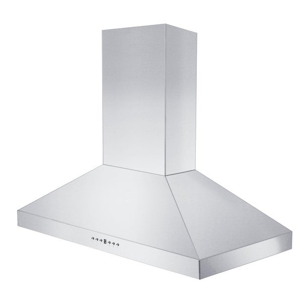 ZLINE Convertible Island Mount Range Hood in Stainless Steel