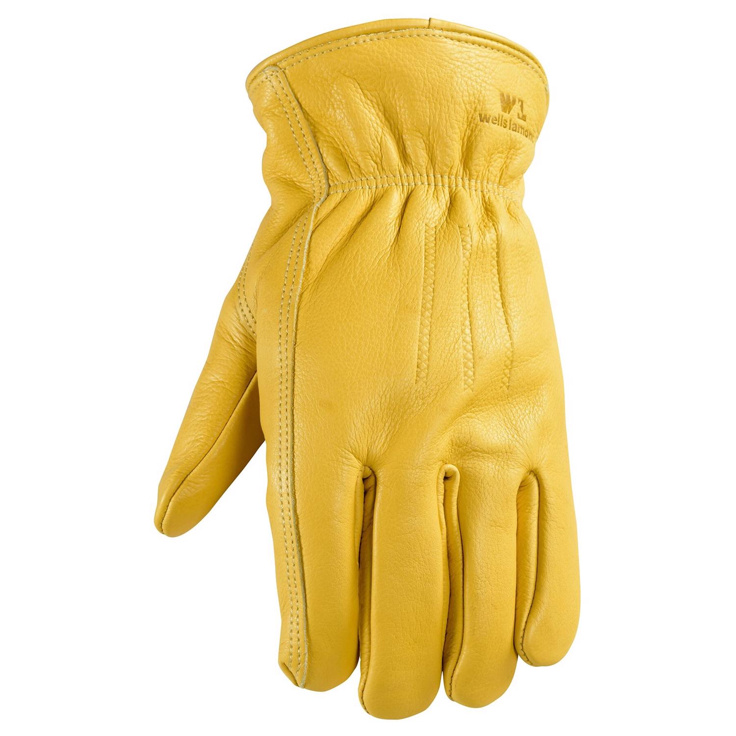 Wells Lamont Men\u0027s Cold Weather Gloves Tan/Yellow L 1 pair