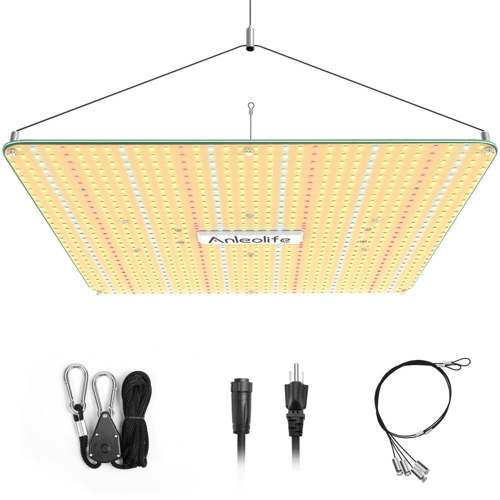 Runesay 20.1 in. 320-Watt Full Spectrum Quantum Board Rectangular Indoor LED Grow Light Cool White with Diodes Lamp GLTANUFO017211