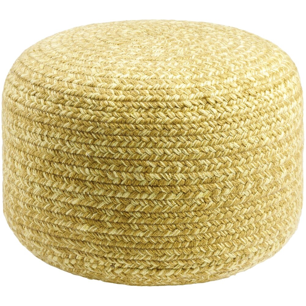 Artistic Weavers Entwined Modern   Contemporary Solid Color Pouf