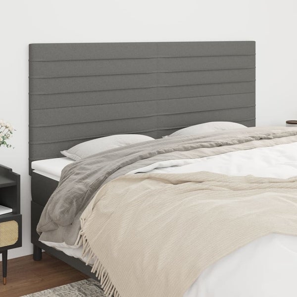 vidaXL Headboard Dark/Light Gray 39.4