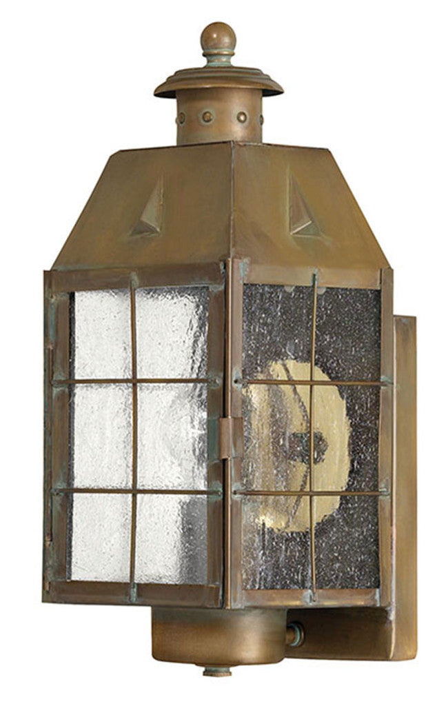 Hinkley Lighting H2370 Nantucket 13.5" Tall 1 Light Heritage Outdoor Wall Sconce - Brass