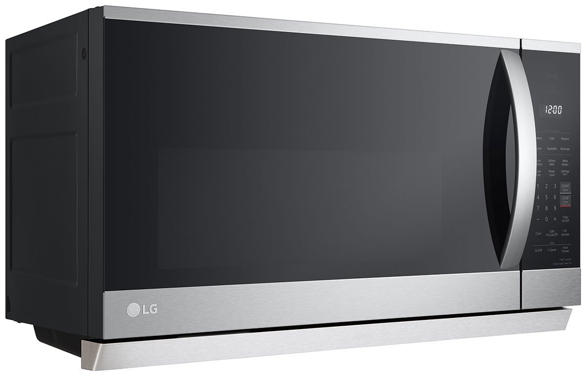 LG 2.1 Cu. Ft. PrintProof Stainless Steel Wi-Fi Enabled Over-The-Range Microwave Oven With EasyClean