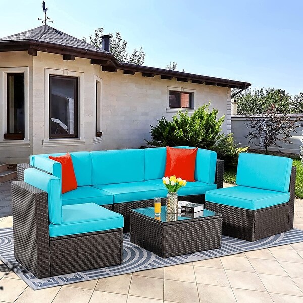 Futzca 6 Piece Small Patio Furniture Sets