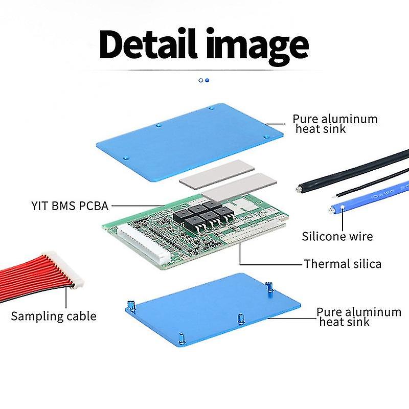 Bms 20s Lifepo4 Lithium Battery Management Pcb Protection Board With Balanced Leads For 18650 Lifepo4.