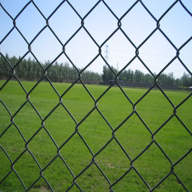 Galvanized chain link fence Low price sport mesh