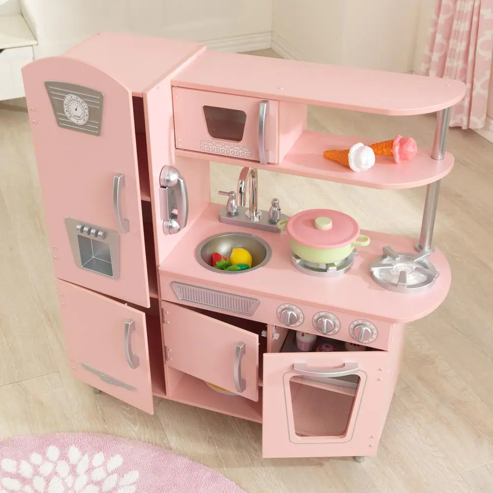 KidKraft 53179 Pink Vintage Kitchen Playset