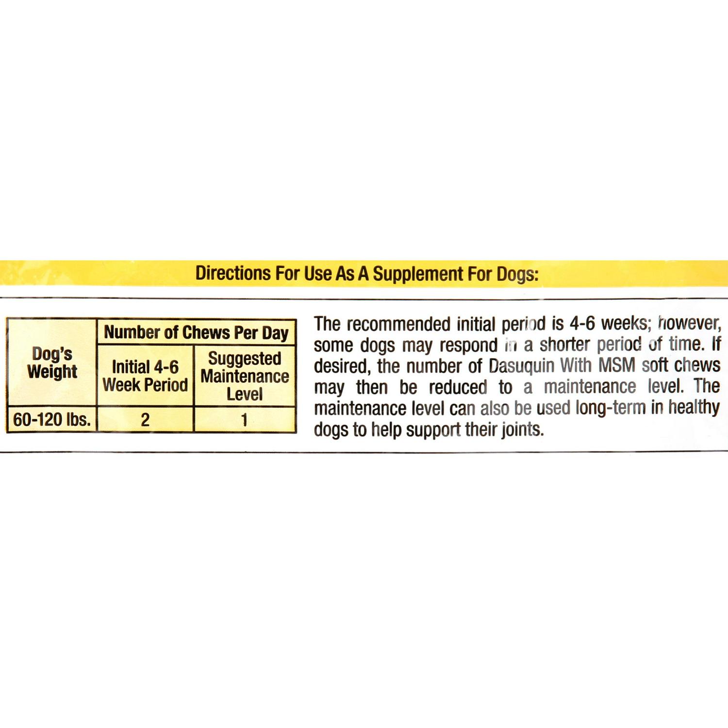 Nutramax Dasuquin with MSM Joint Health Supplement for Large Dogs 150 Soft Chews  Crowdfused