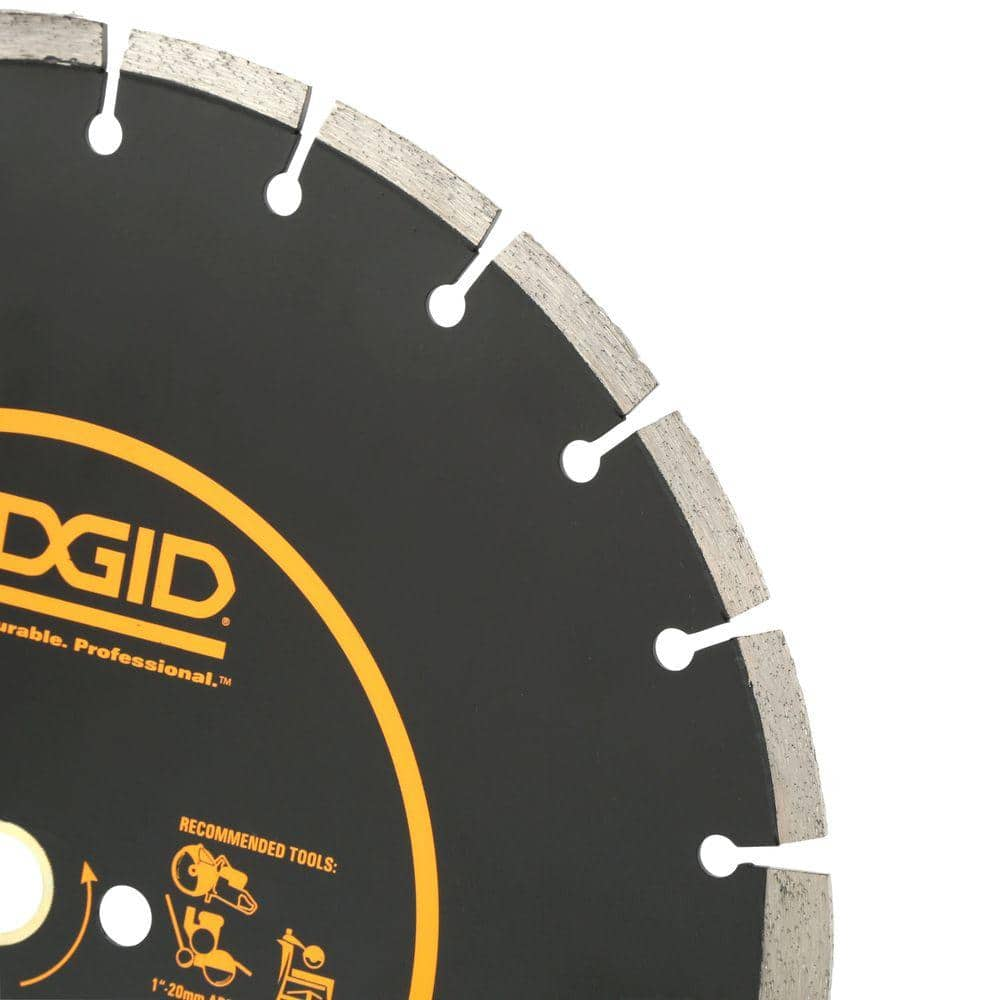 RIDGID 14 in. Dual-Purpose Walk-Behind Saw Diamond Blade HD-CC14X