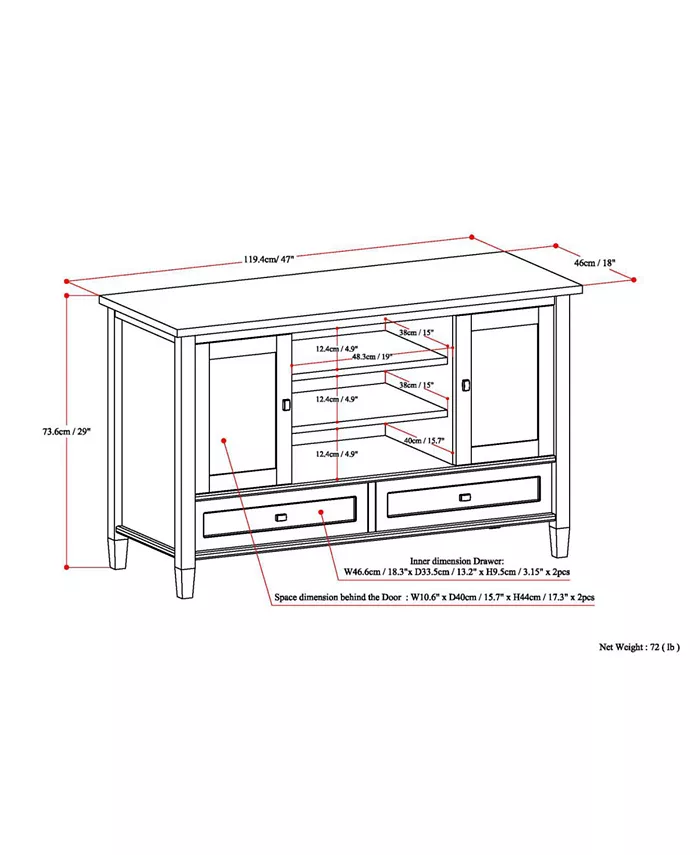 Simpli Home Burbank TV Stand