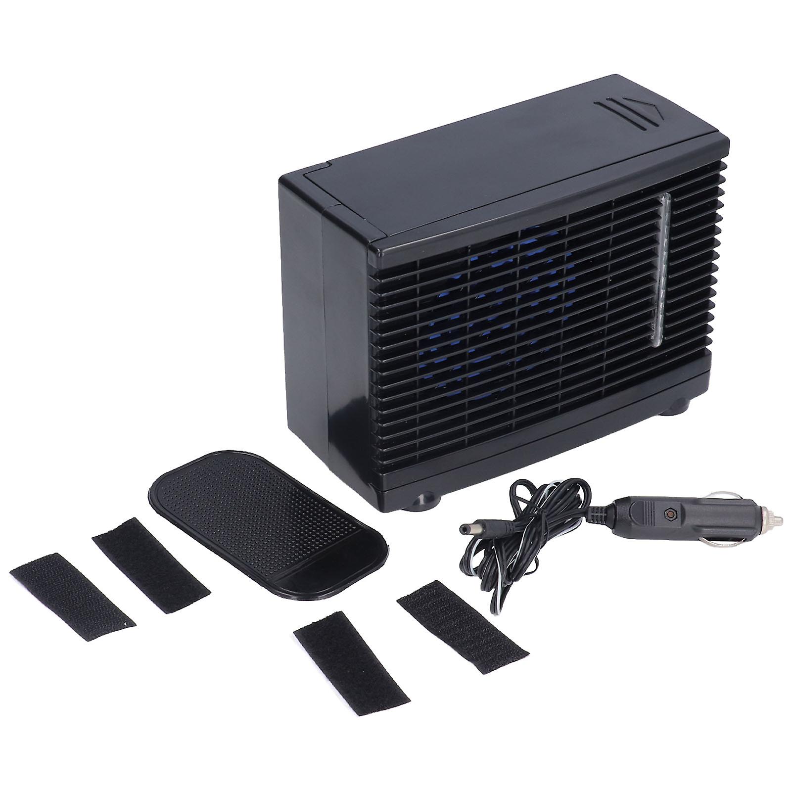 Car Air Conditioning Fan， 12v Air Cooler Portable Evaporative Water Cooling Fan With Water Tank And Car Charger Line For Car Truck Suv Vehicle Home Us