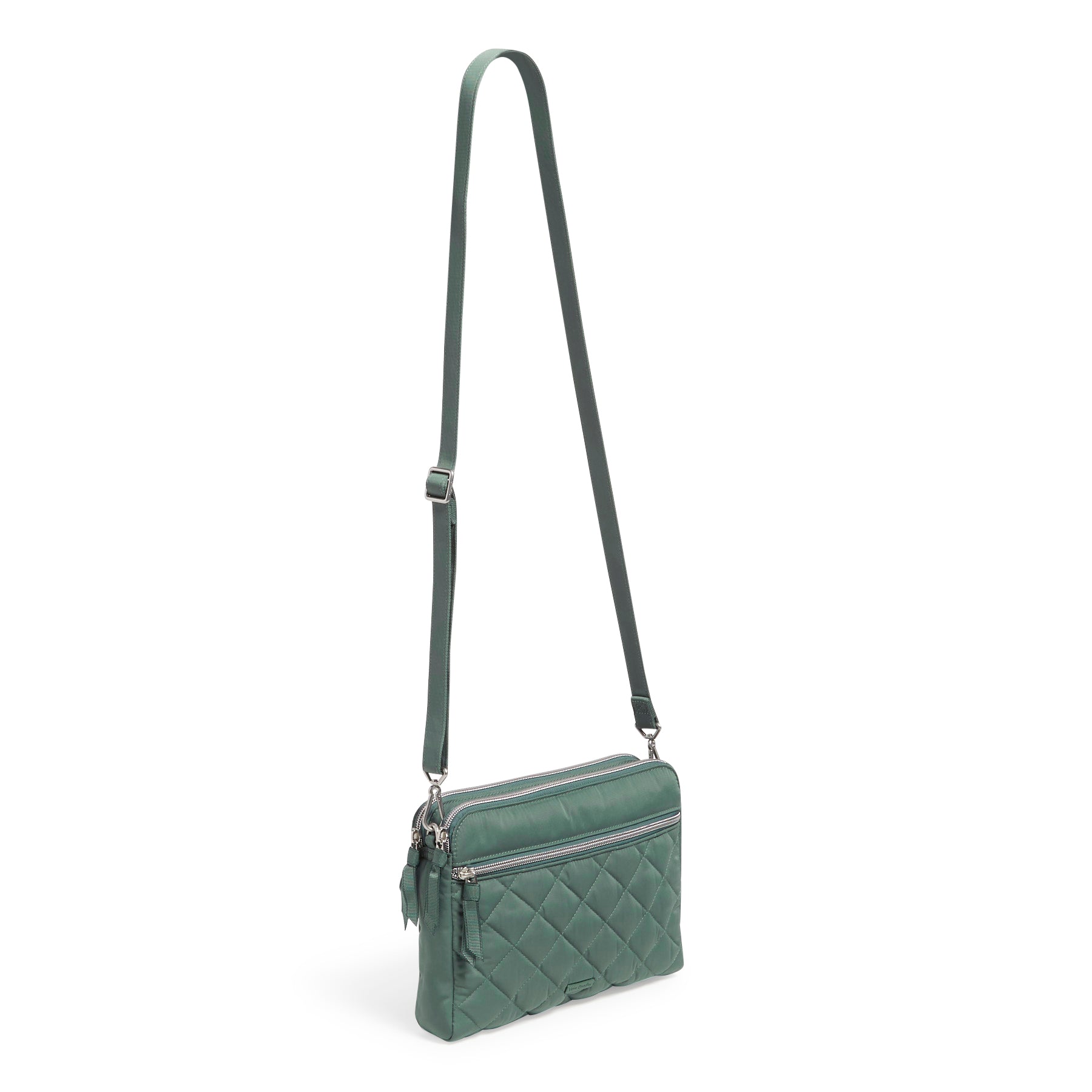 Triple Compartment Crossbody Bag