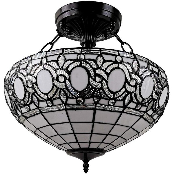  Style Semi-flush Mount Ceiling Fixture Amora Lighting