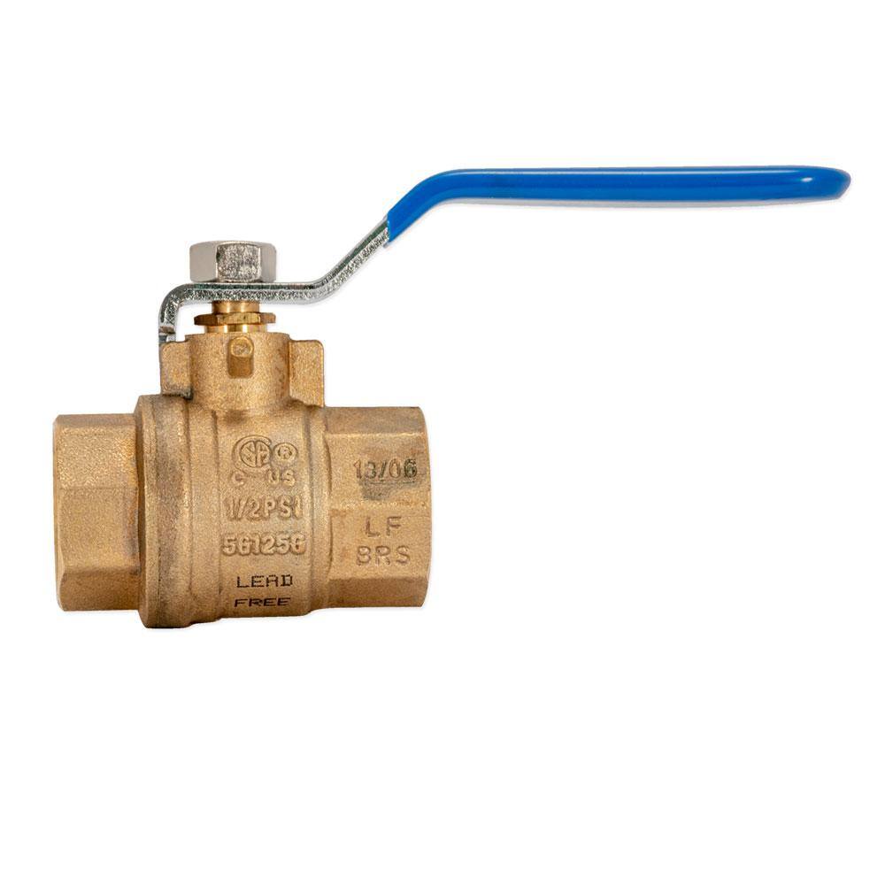 EASTMAN 34 in. x 34 in. Brass IPS Heavy Duty Full Port Ball Valve 20047LF