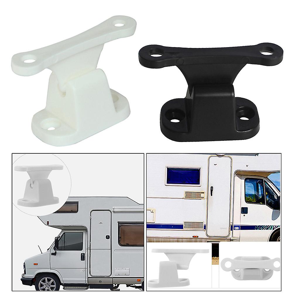 Nylon Door Buckle Kit Door Stop Retainer Kit For Caravan Camper Motorhome Boat Door Door Stop Bracket White